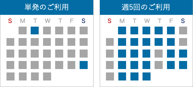 単発から常勤まで対応可能